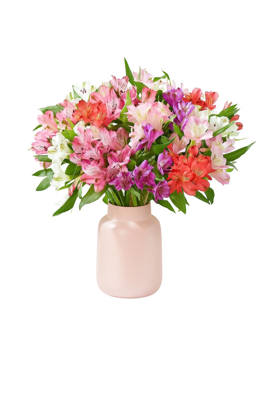 Fresh alstroemeria bouquet hand-tied vibrant colours UK delivery