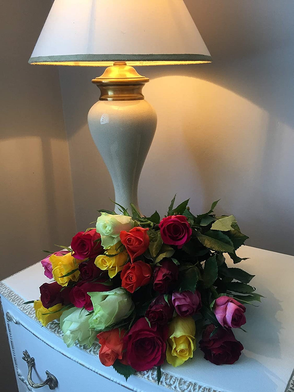 Colourful mixed roses bouquet fresh flowers UK florist