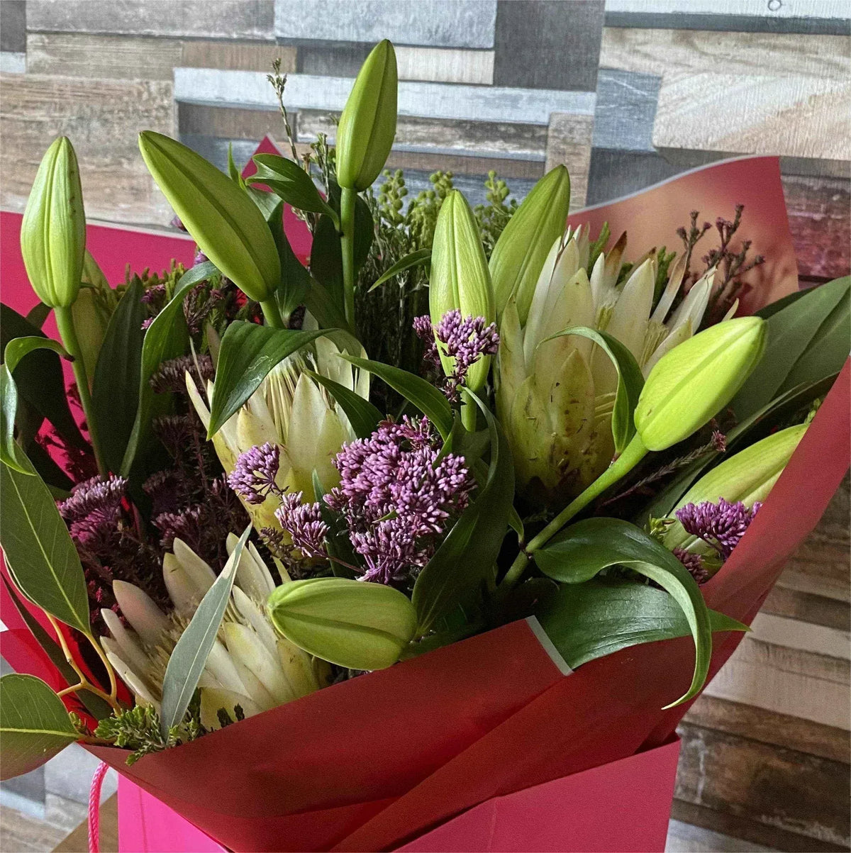 Grand Luxury Pastel Bouquet - Soft Tones Flower Bouquet - Freshness Flowers