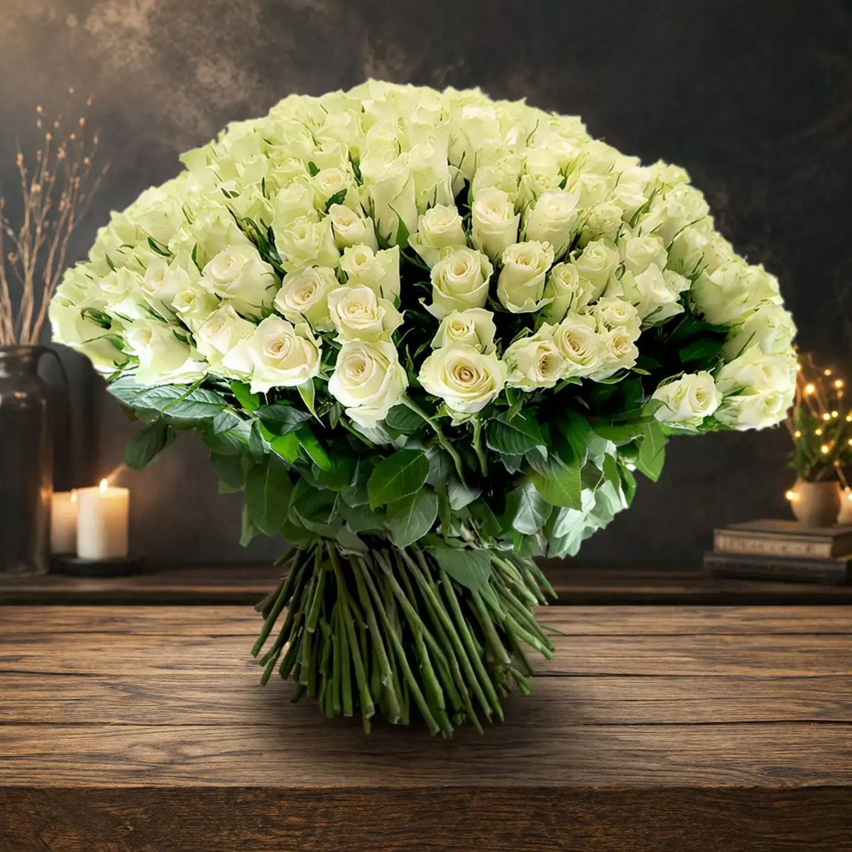 White Rose Bouquet