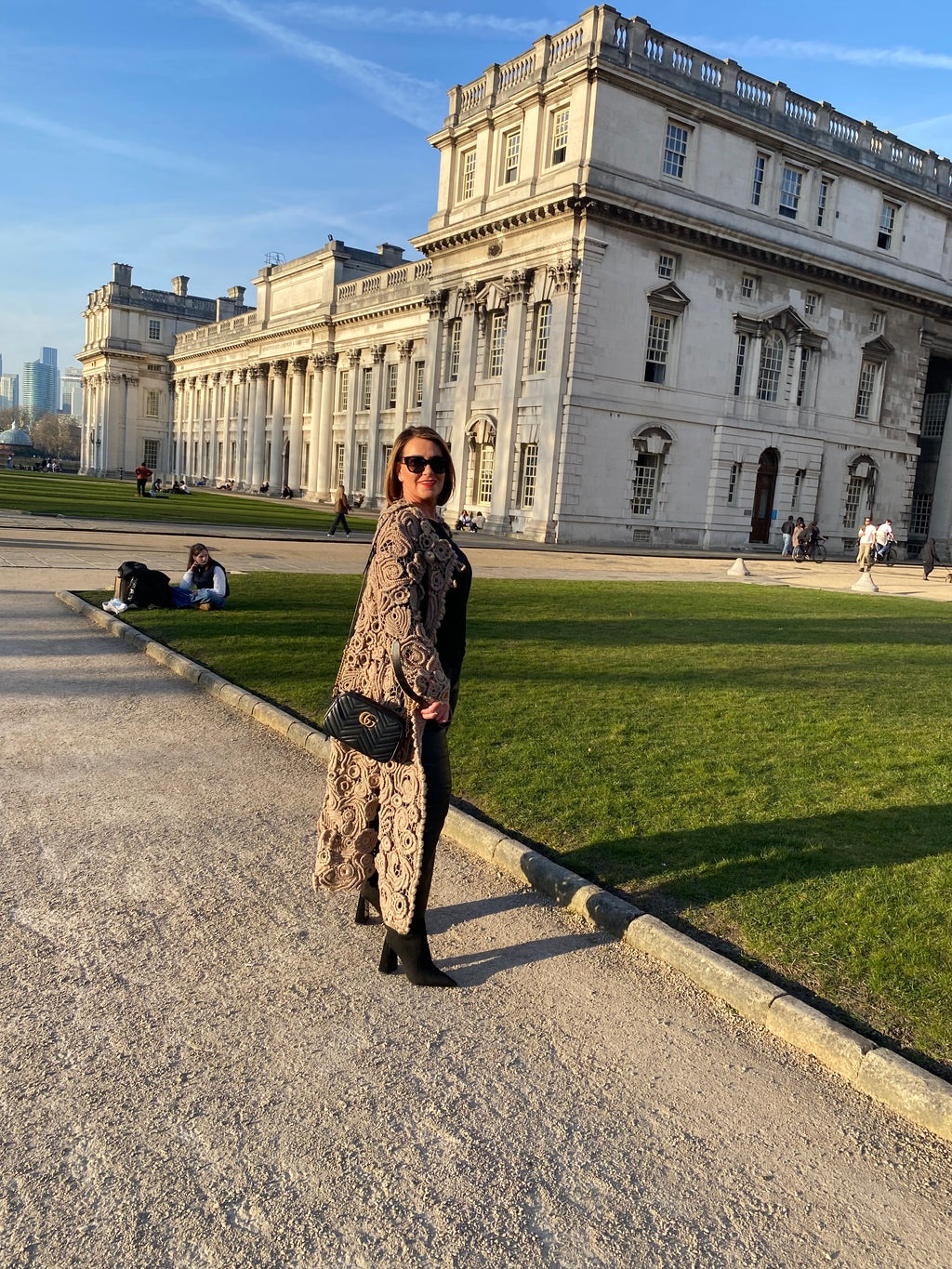 Handmade long cardigan/coat for women