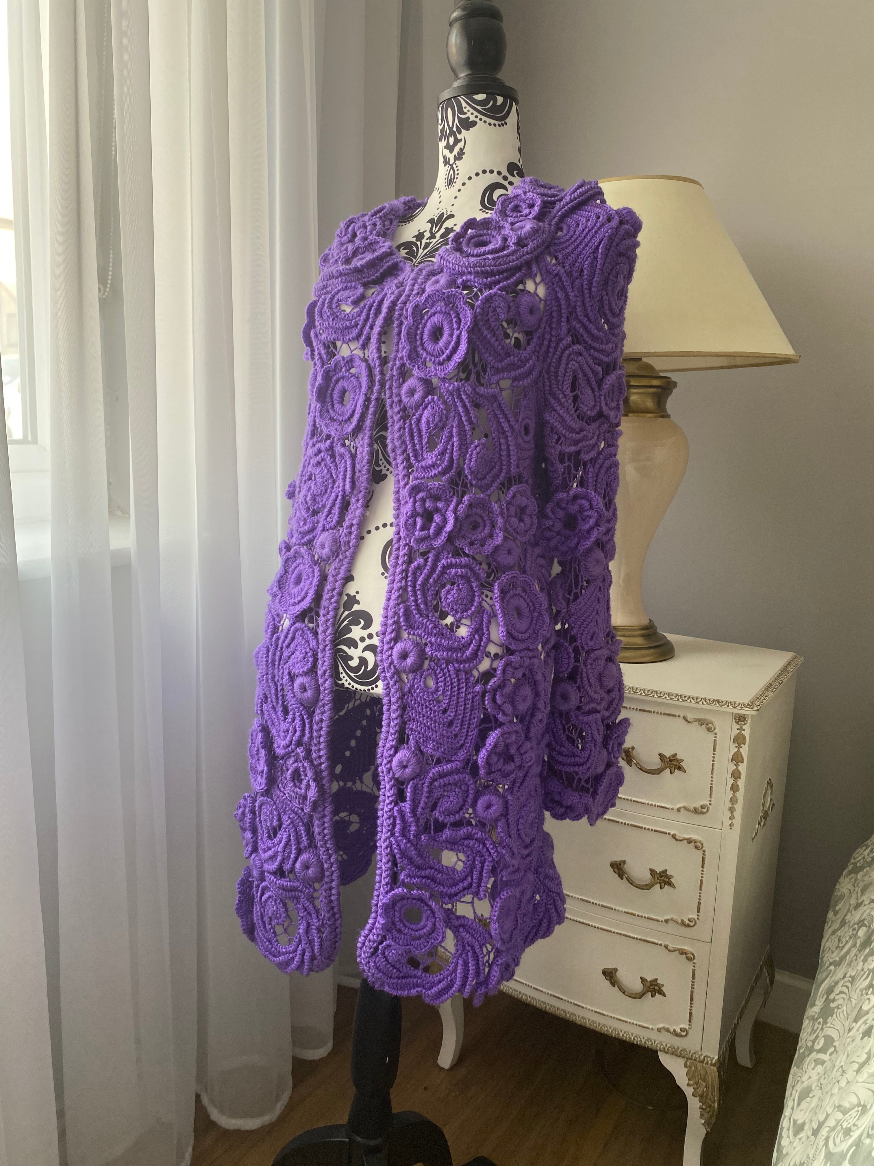 Handmade women long sweater/coat