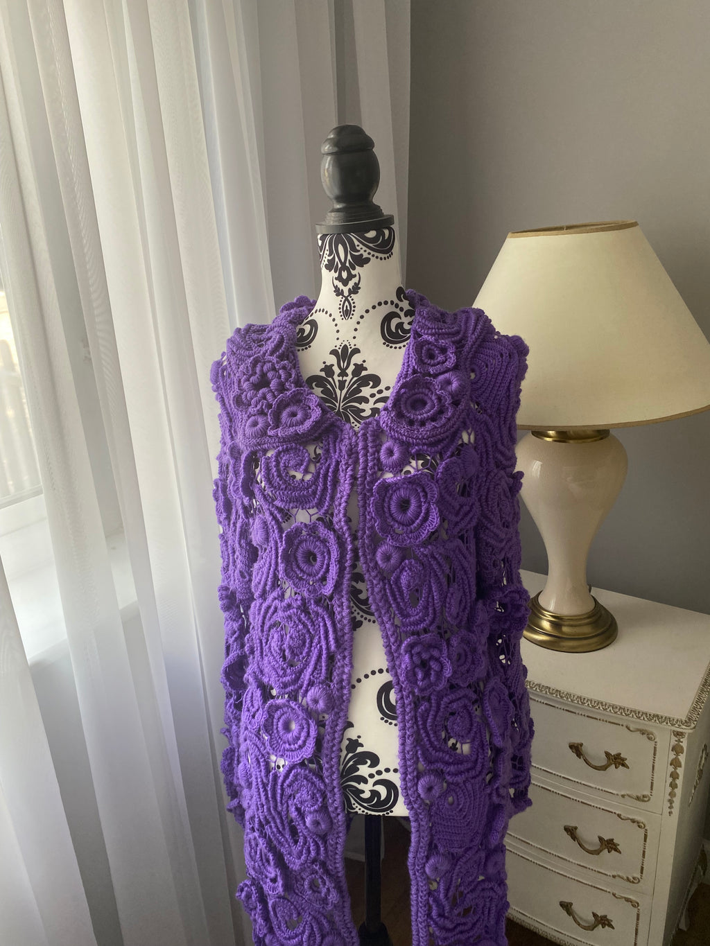 Handmade women long sweater/coat