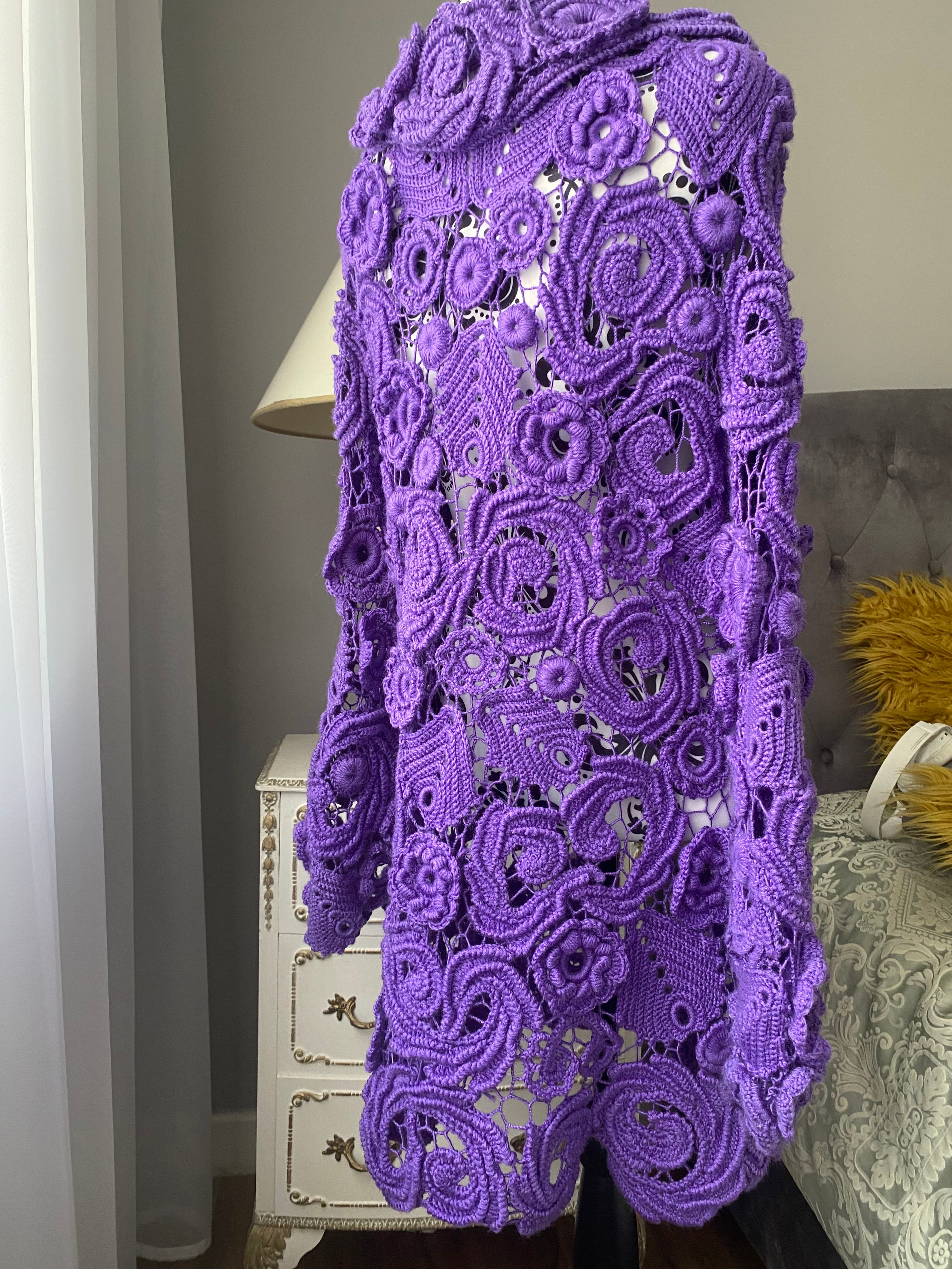 Handmade women long sweater/coat