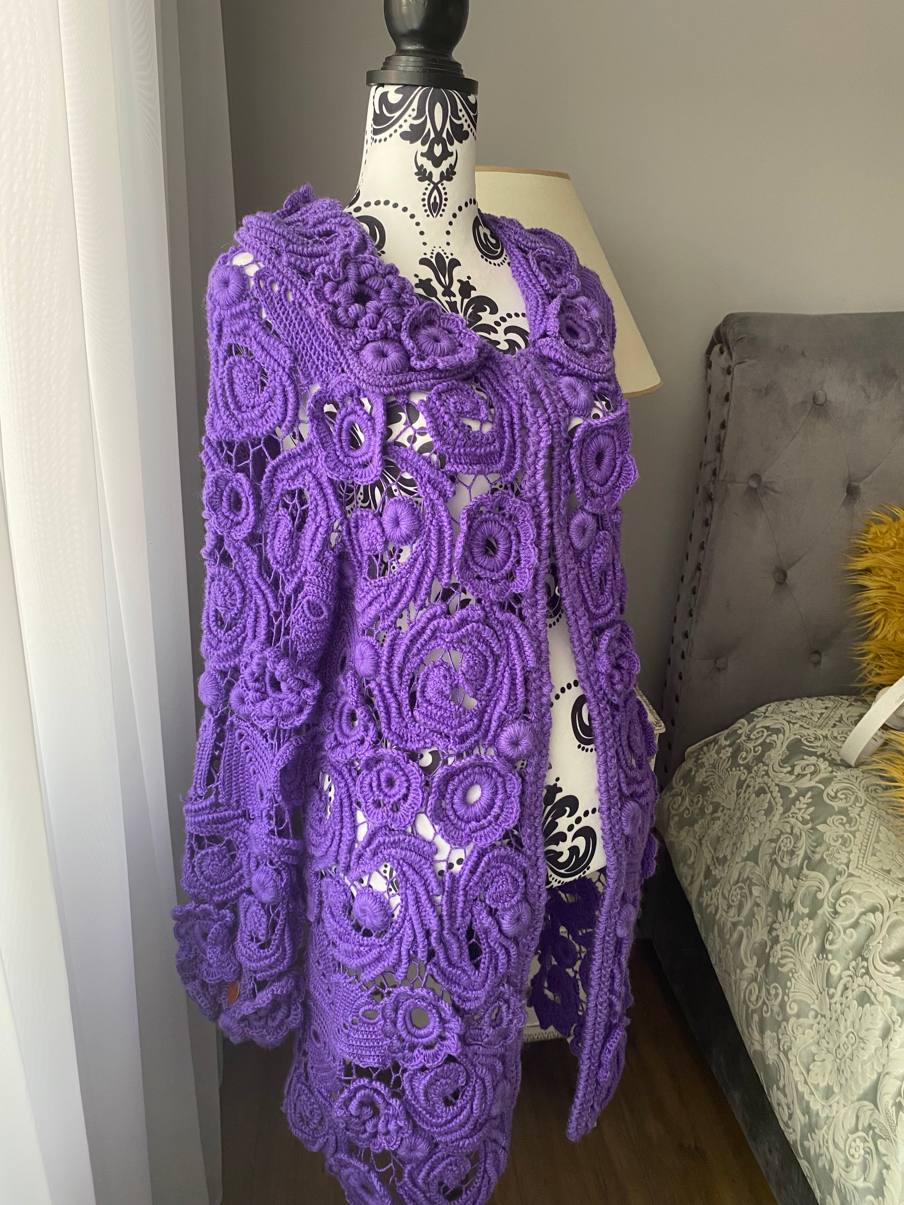 Handmade women long sweater/coat