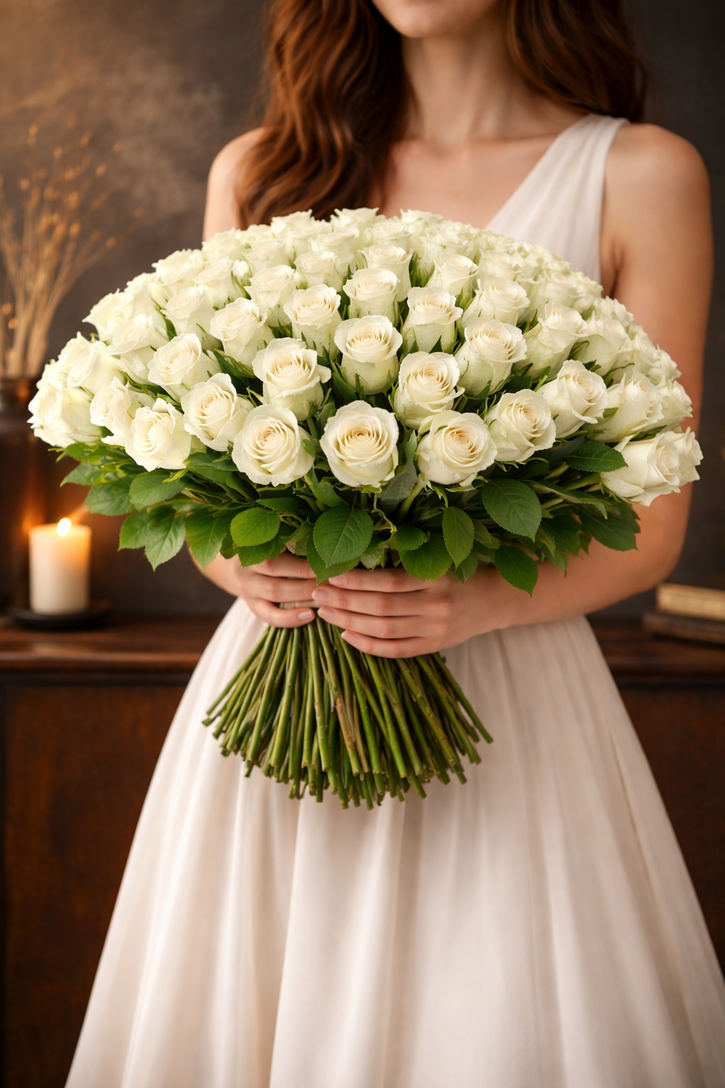 White Rose Bouquet